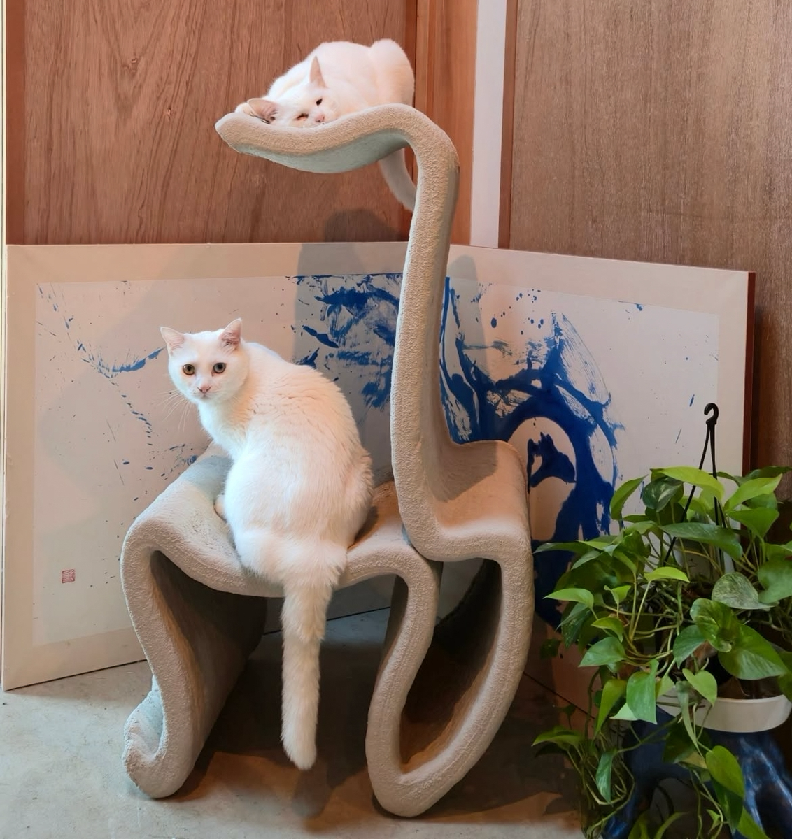 3Dプリンターで制作したキャットタワー